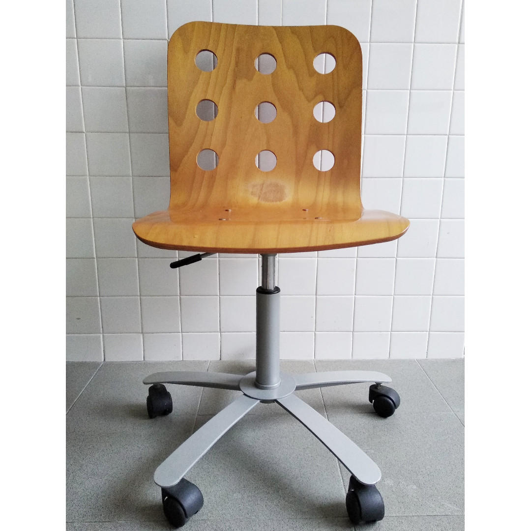 Wooden office chair discount ikea