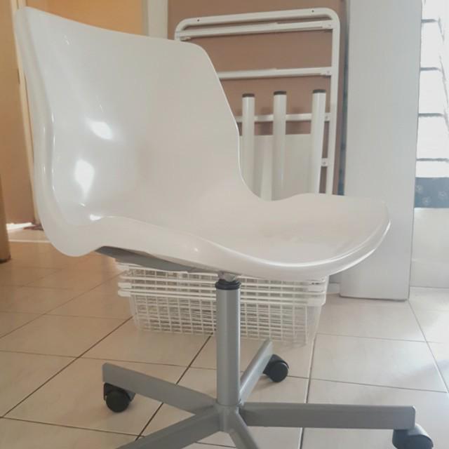 Ikea snille swivel chair, Furniture & Home Living, Furniture, Chairs on