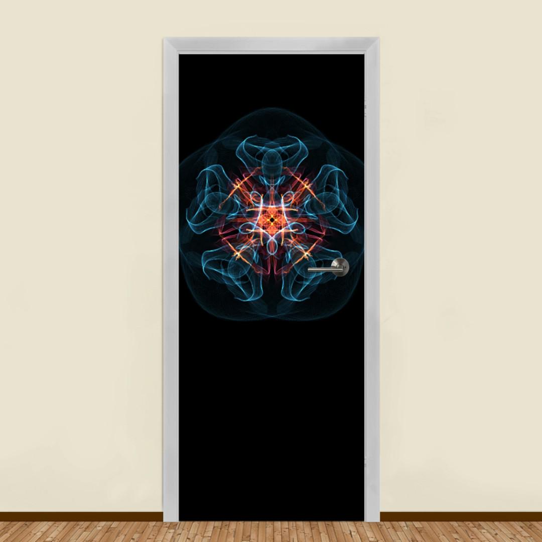 INFINITY DIMENSION RESIDENTIAL DOOR ART BOMB SHELTER STICKER, Furniture ...