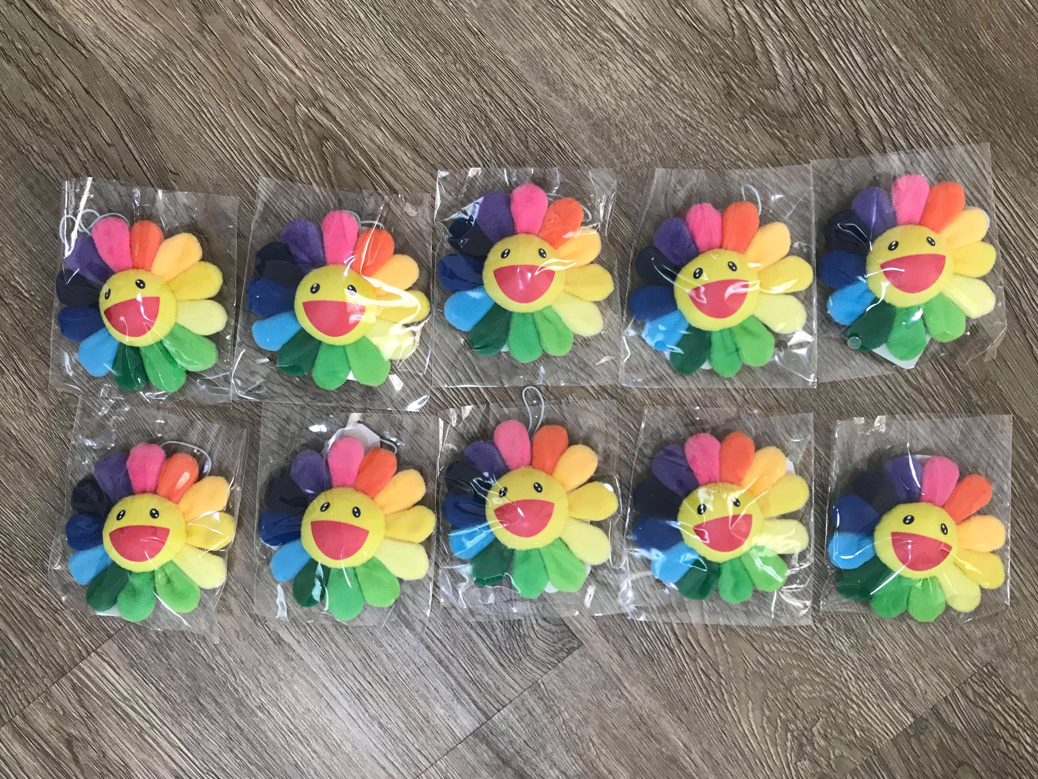 Restock Takashi Murakami Flower Plush Pin Keychain Men S Fashion Accessories Others On Carousell