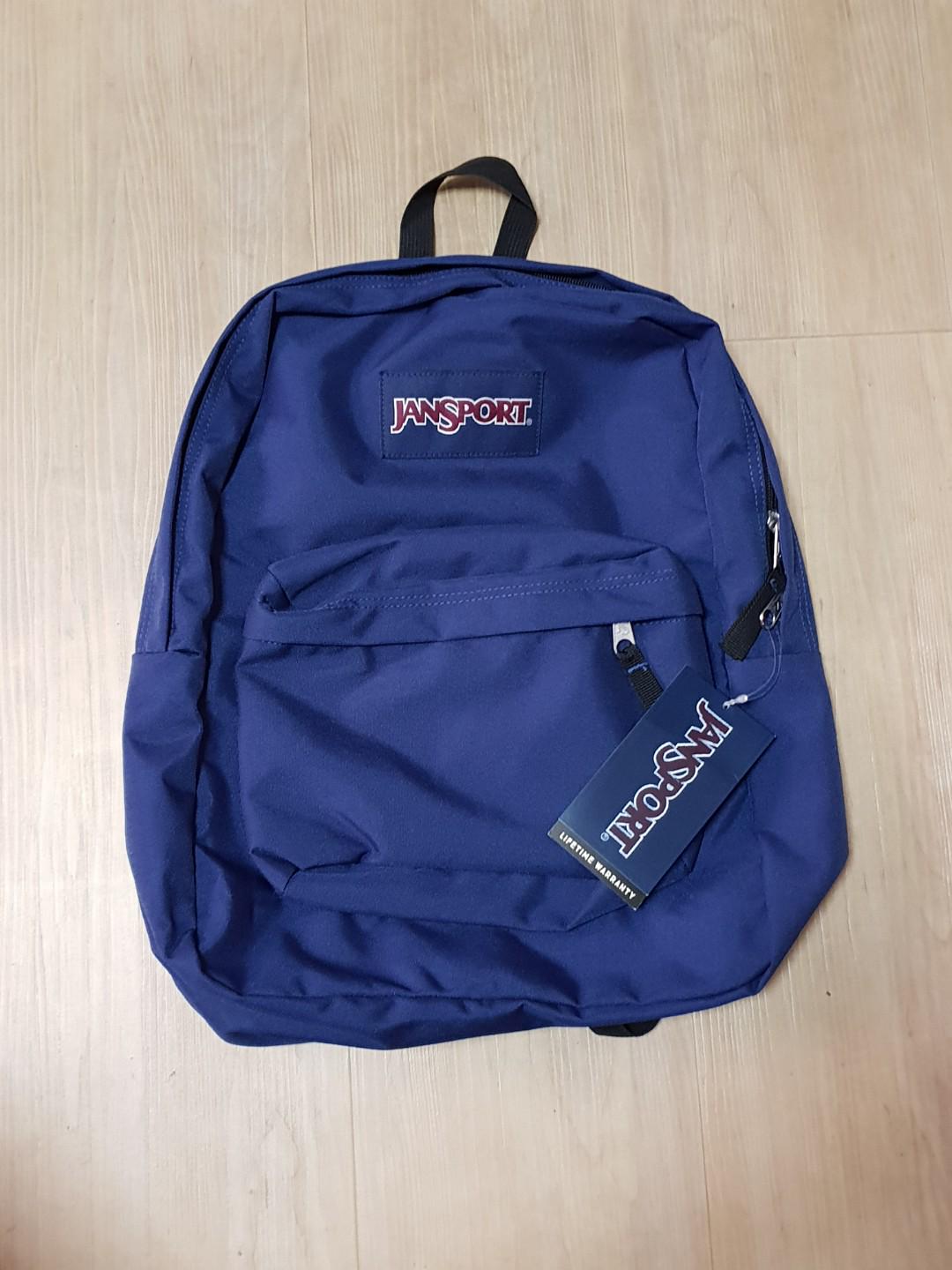 jansport backpack dark blue