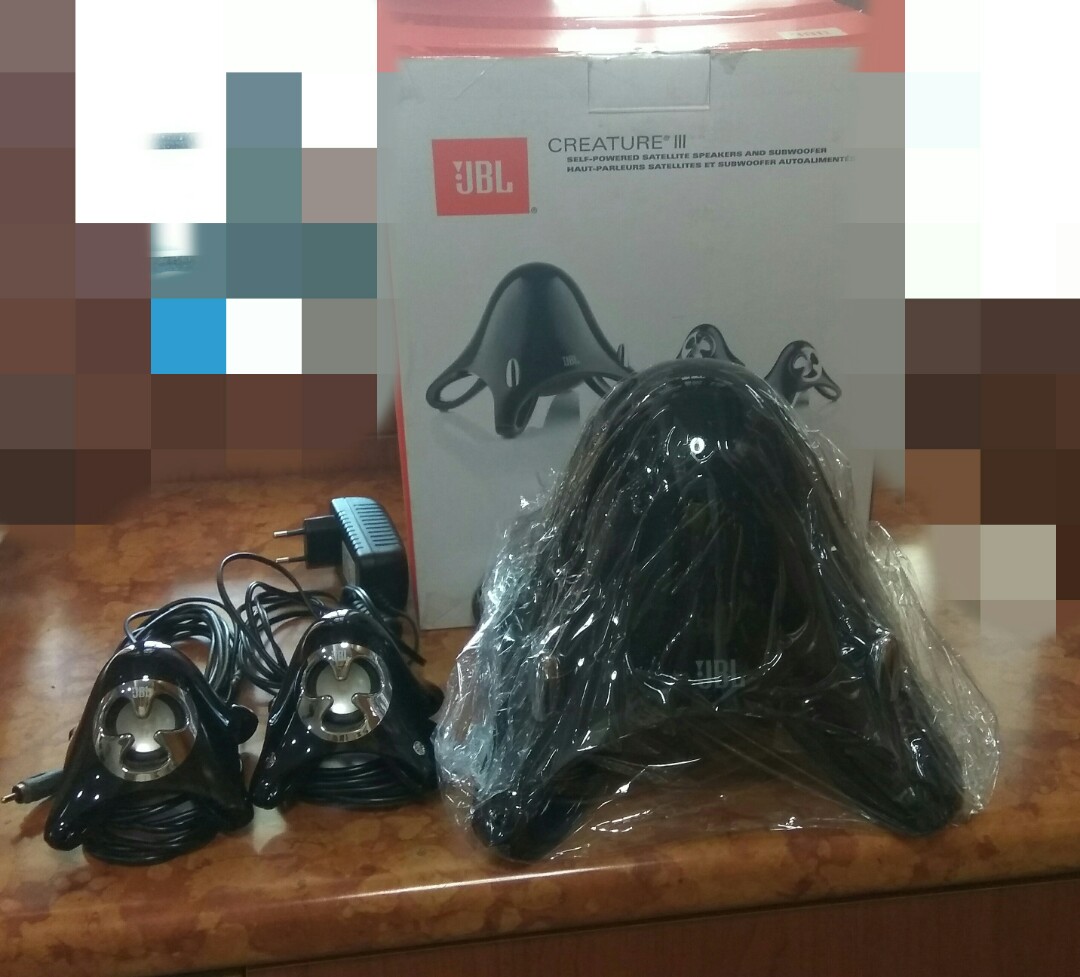 JBL Creature III computer speakers, Audio, Soundbars, Speakers
