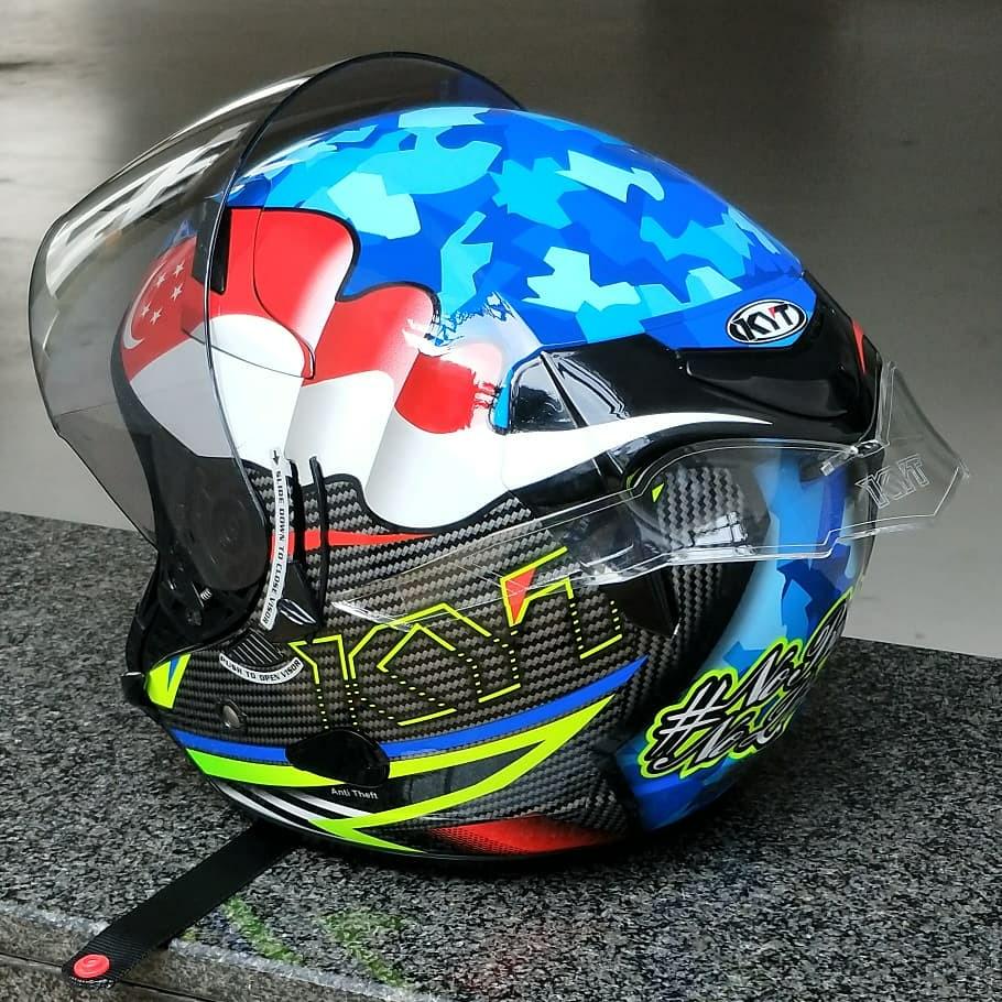 Kyt Helmet (Spoiler), Motorcycles, Motorcycle Accessories on Carousell