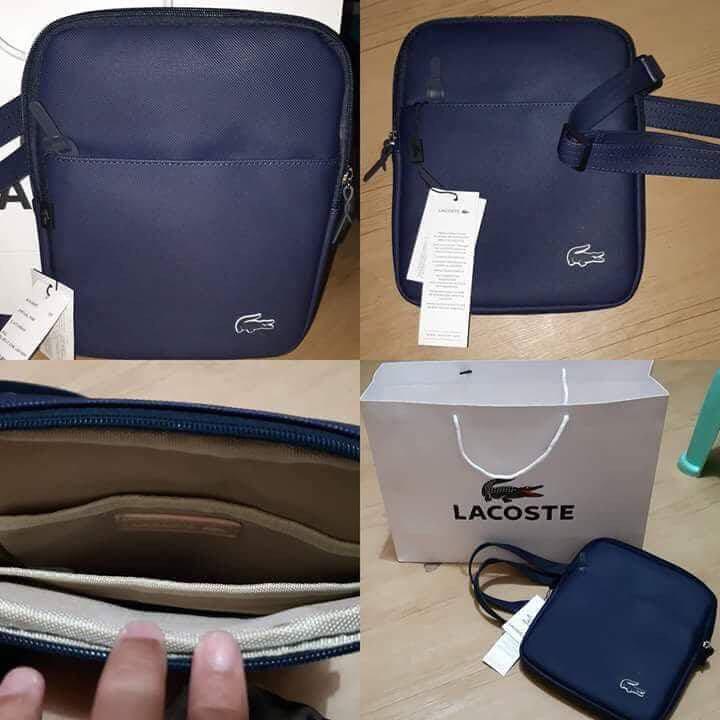 lacoste men sling bag