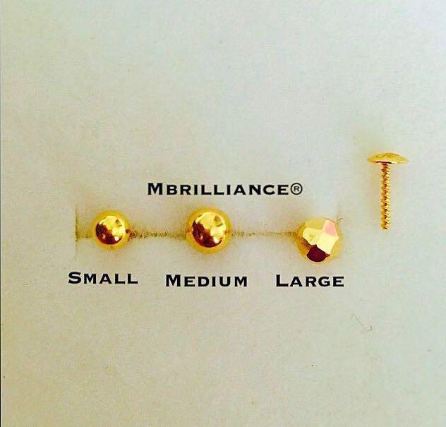 Gold nose studs best sale