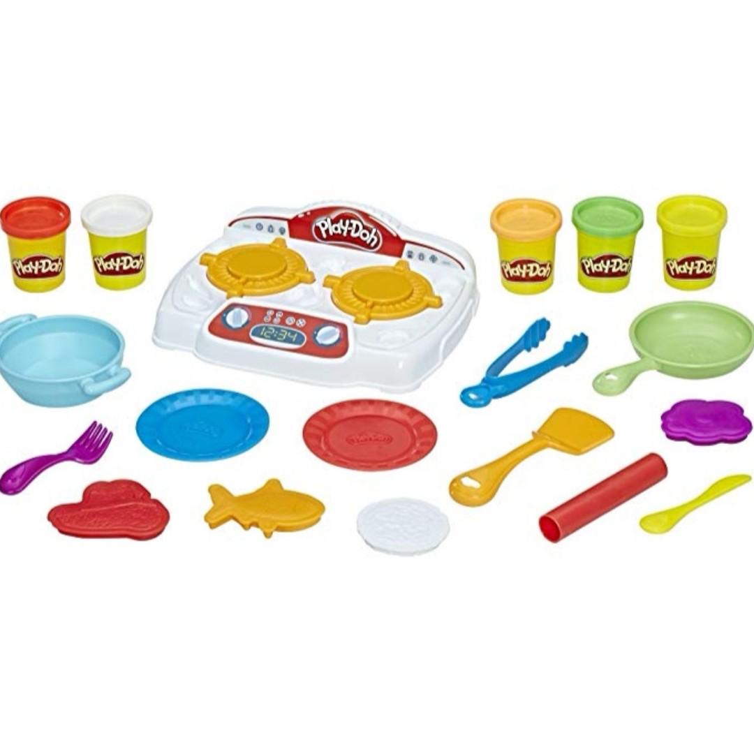 play doh kitchen creations sizzlin stovetop