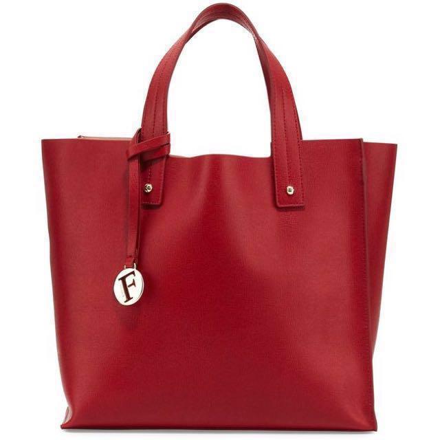 PRICED TO CLEAR BN FURLA musa leather tote bag
