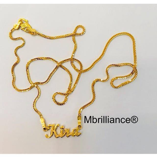 Gold chain name new arrivals design