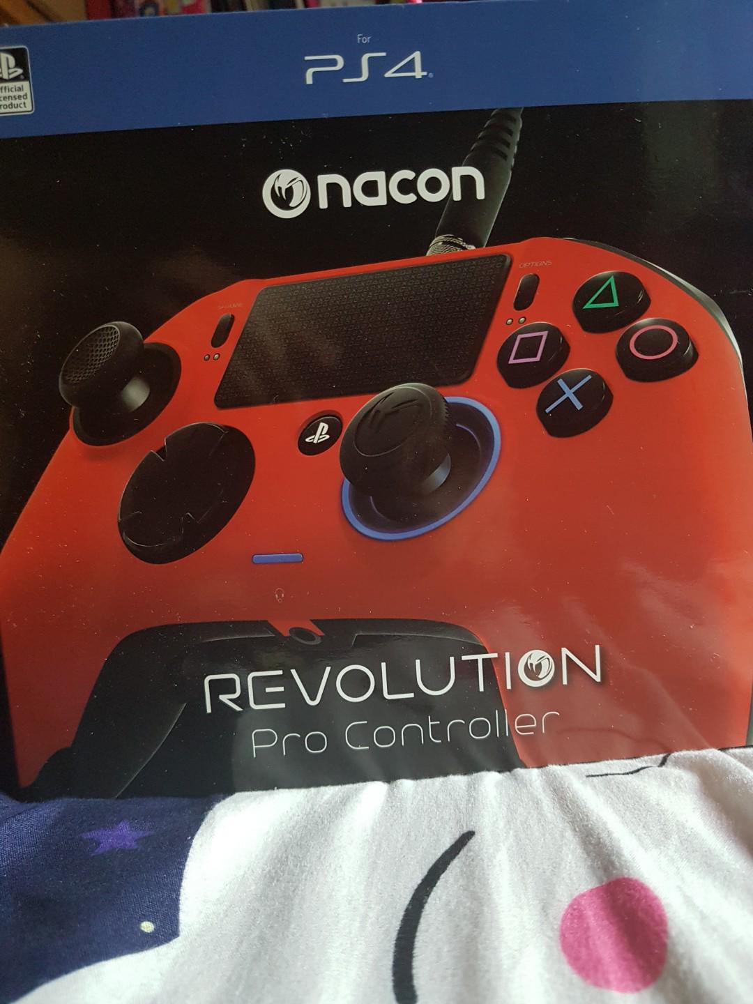 ps4 revolution pro red controller