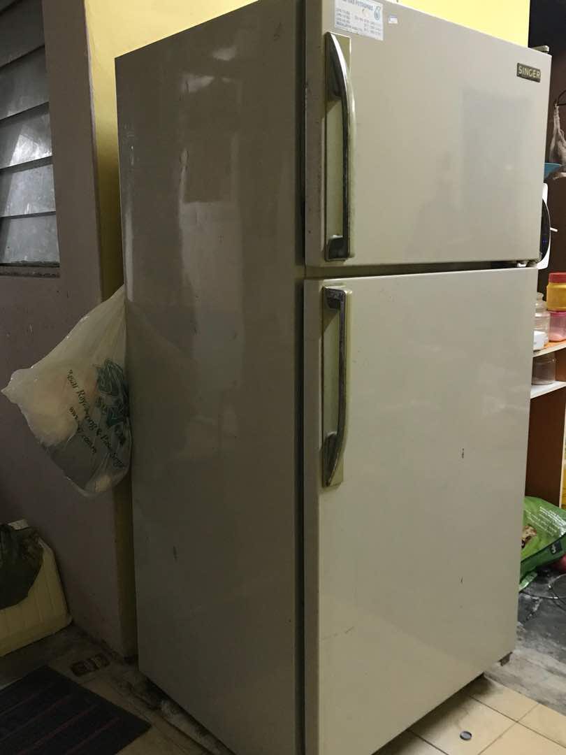 Refrigerator SINGER Peti Ais Peti Sejuk To Let Go Peralatan