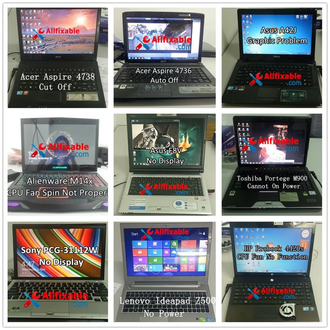 Repair Computer Laptop Notebook Gaming Macbook All In One Aio Pc Cpu Hardware Software Services Puchong Services Electronics Gadget Repairs On Carousell