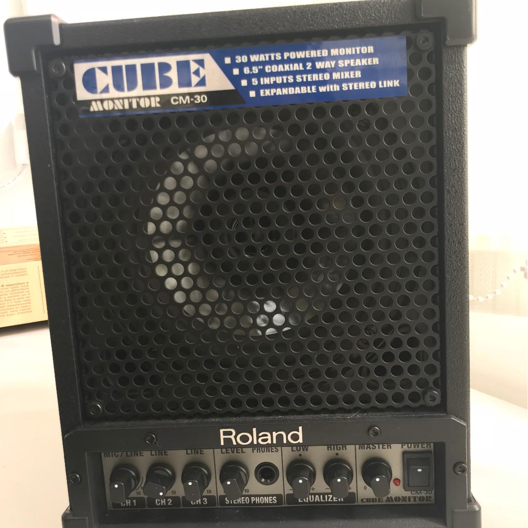 Roland CM30 Monitor Amp, 興趣及遊戲, 音樂、樂器& 配件, 樂器配件