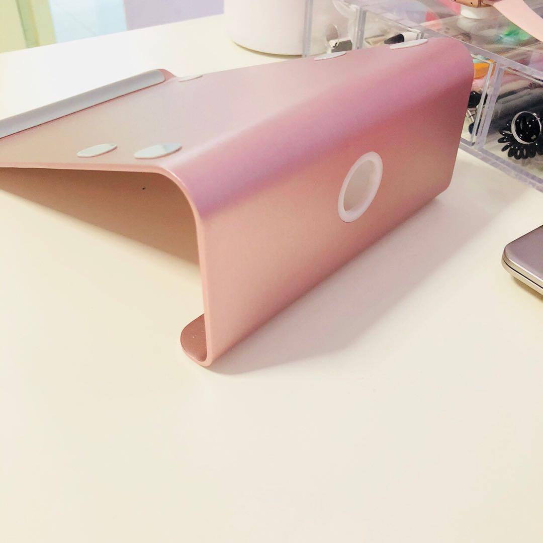 Rose Gold Metal Laptop Stand Electronics Others On Carousell