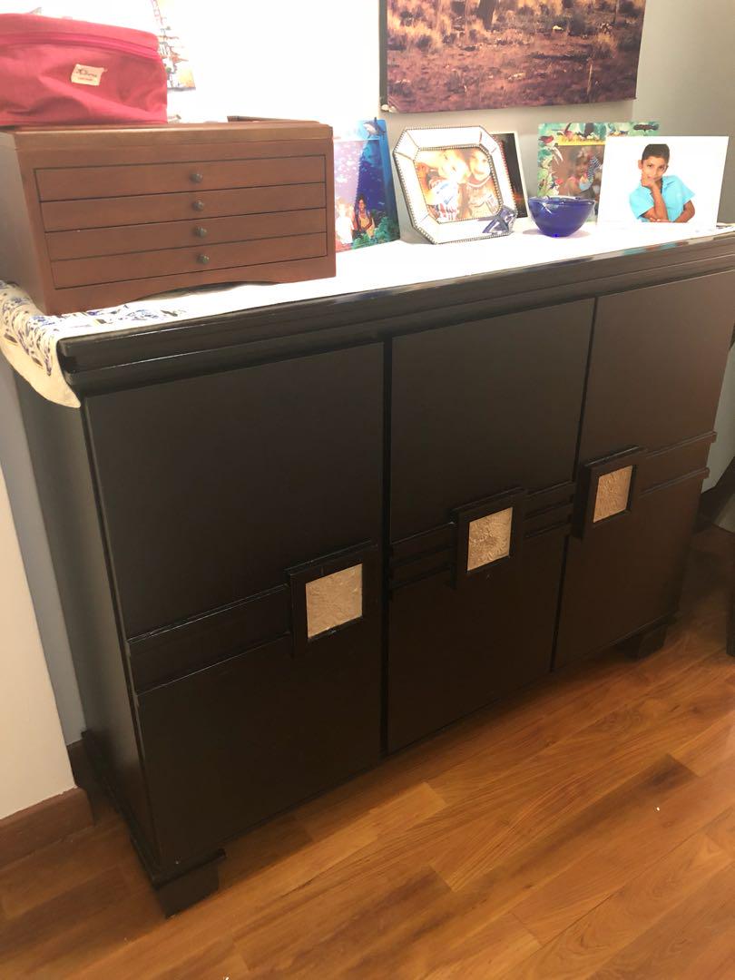 Shoe Cabinet Furniture Shelves Drawers On Carousell