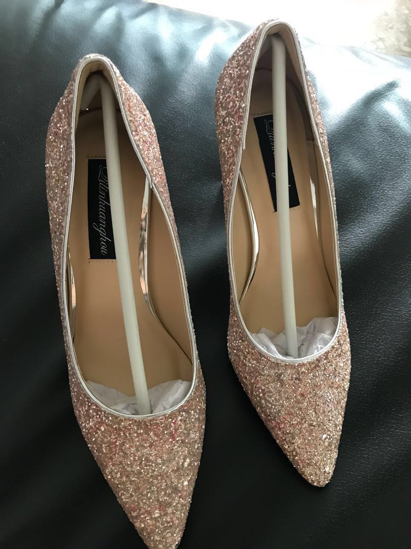 pink brand wedding shoes