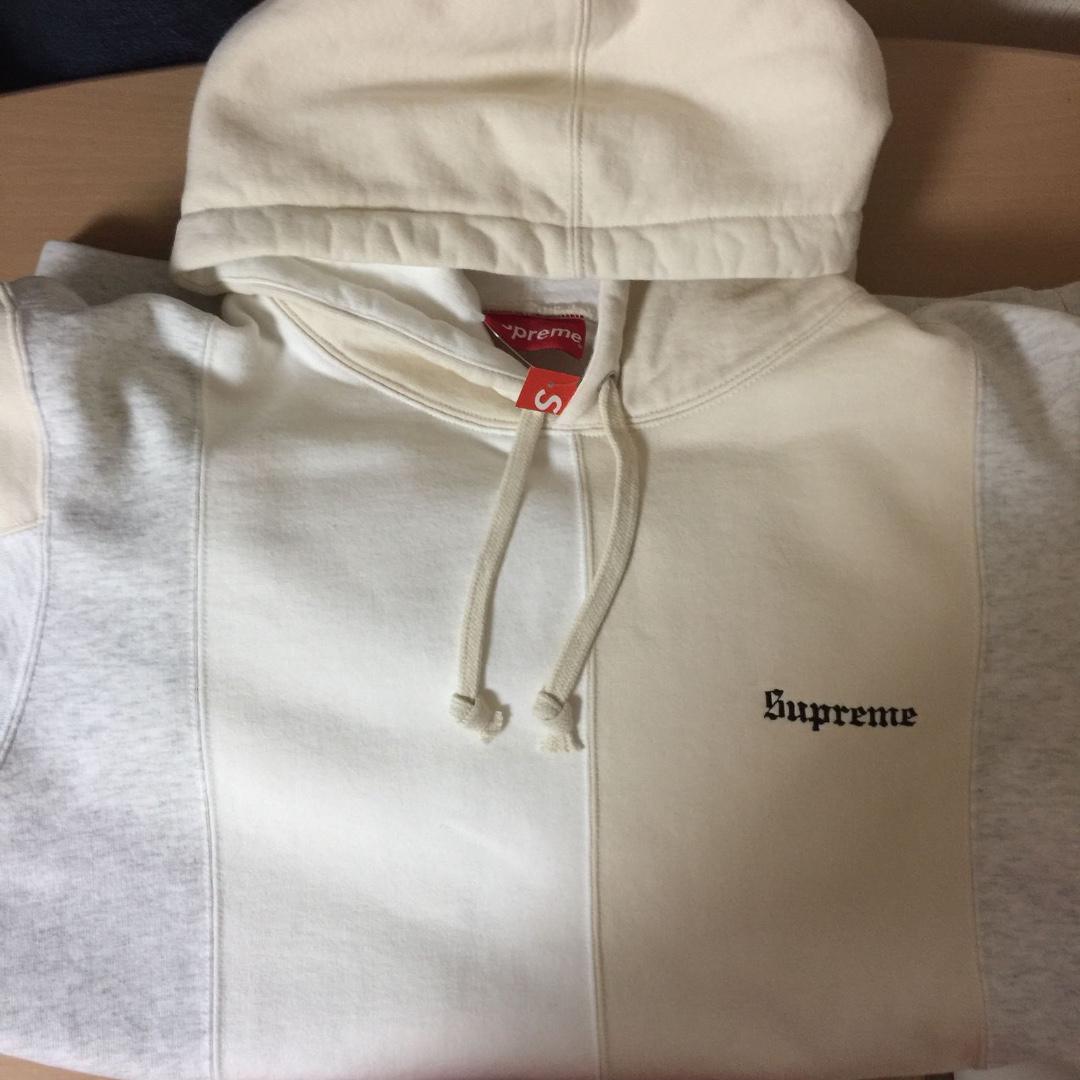 Supreme tricolor hooded sweatshirt ash grey clearance