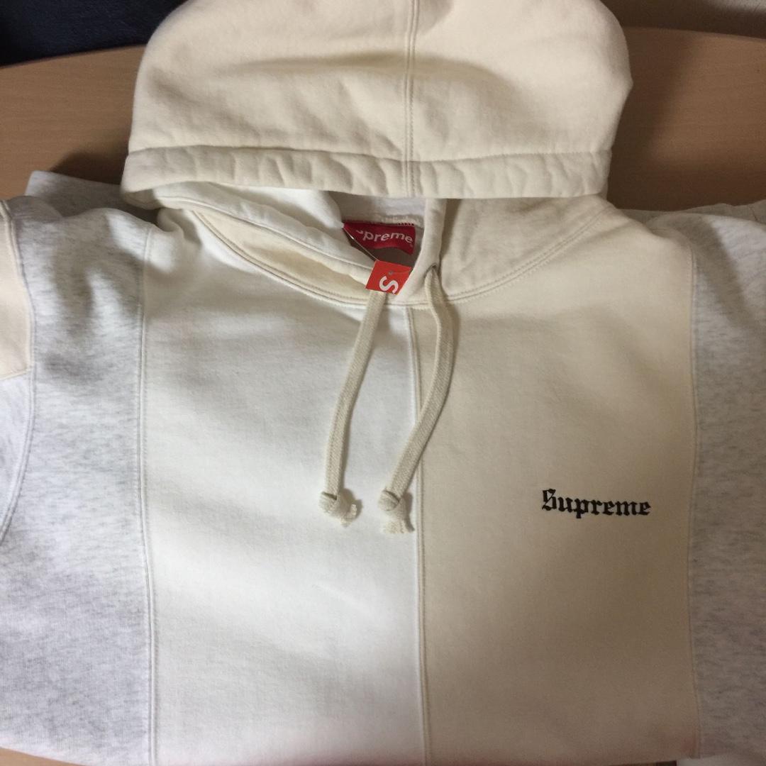 Supreme Tricolor Hooded Sweatshirt Ash Grey Size M, 男裝, 外套及