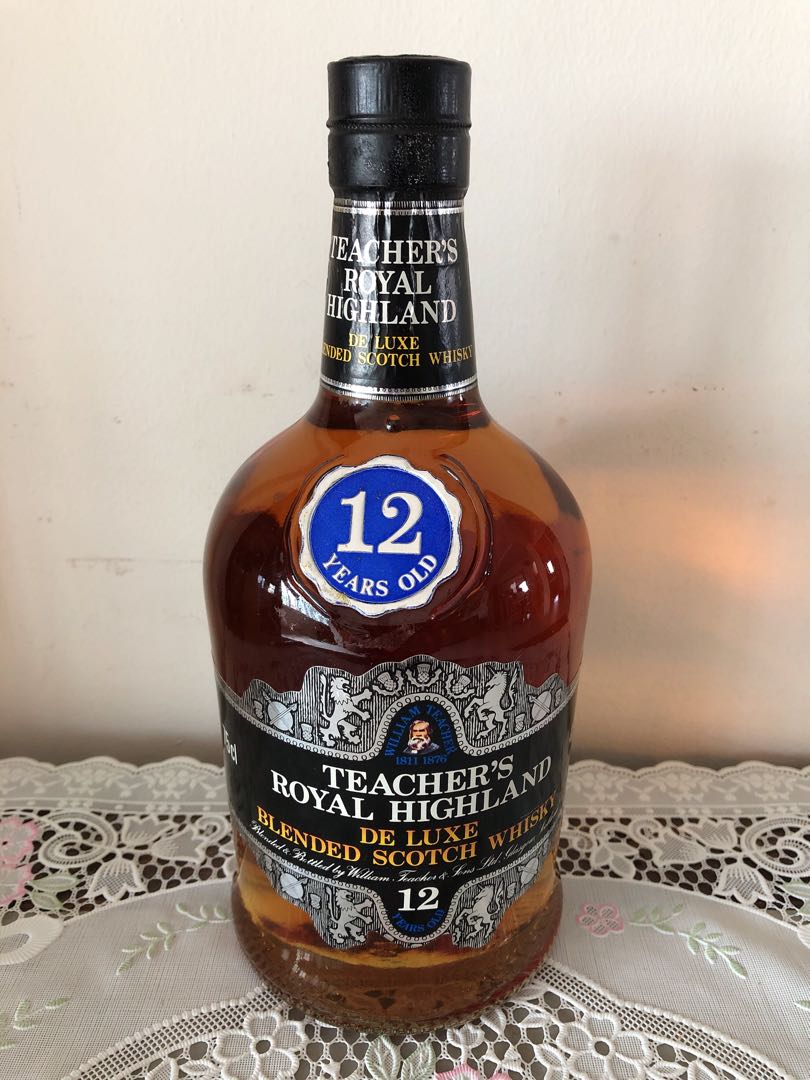 古酒 ティーチャーズ 12年 ロイヤルハイランド 特級 従価表記