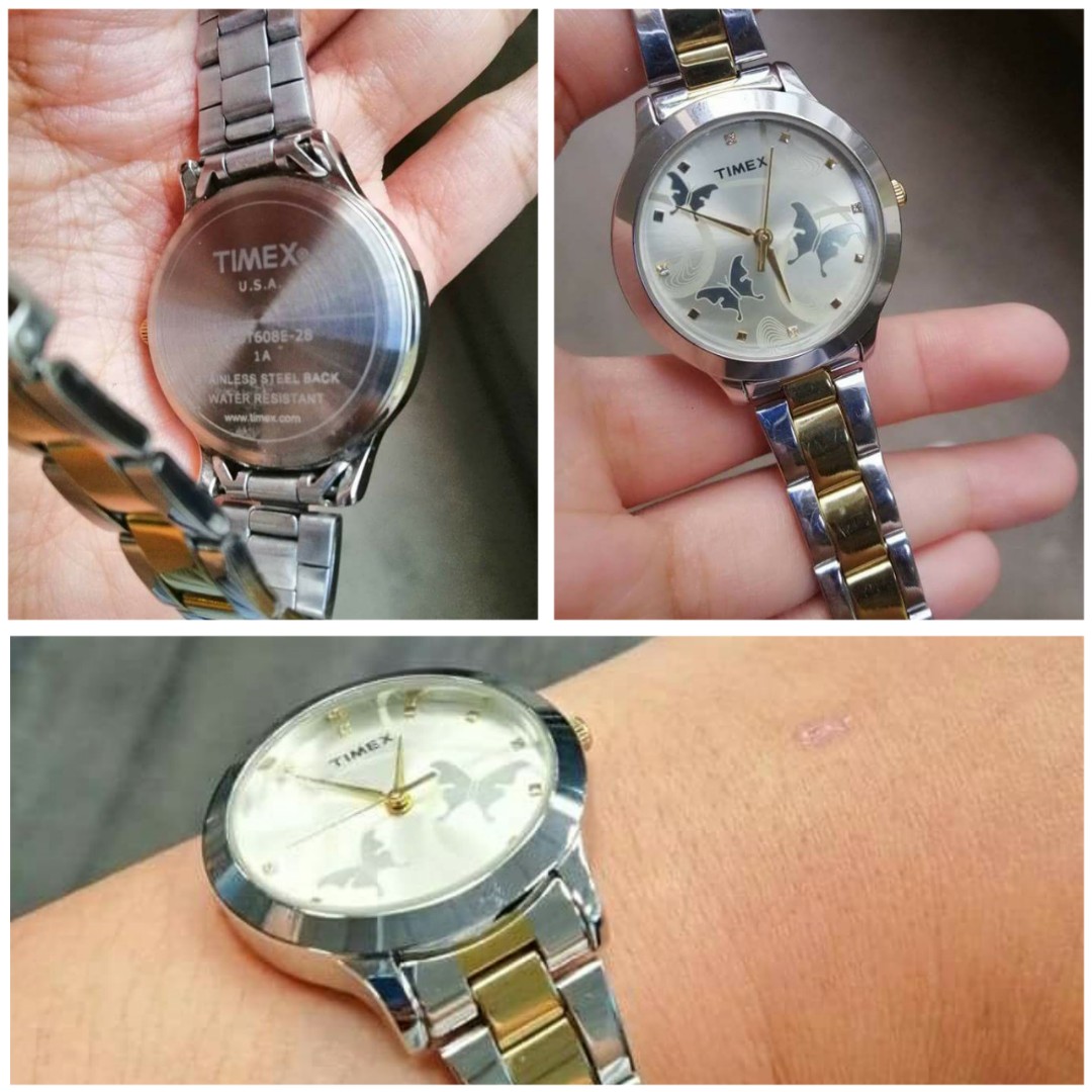 Timex sales butterfly watch
