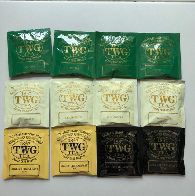 TWG Tea Chamomile, Sencha & English Breakfast Tea, Furniture & Home