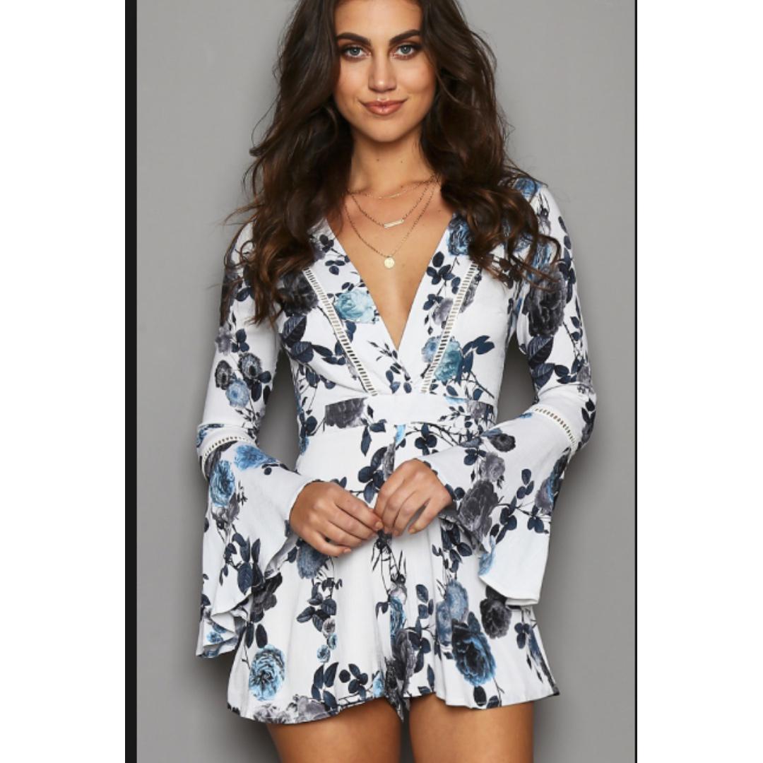 floral playsuit australia