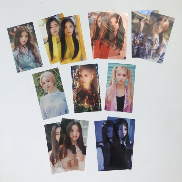 Wts Loona Cinema Theory Transparent Cards Entertainment K Wave