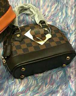 MINI LV DAMIER COKLAT