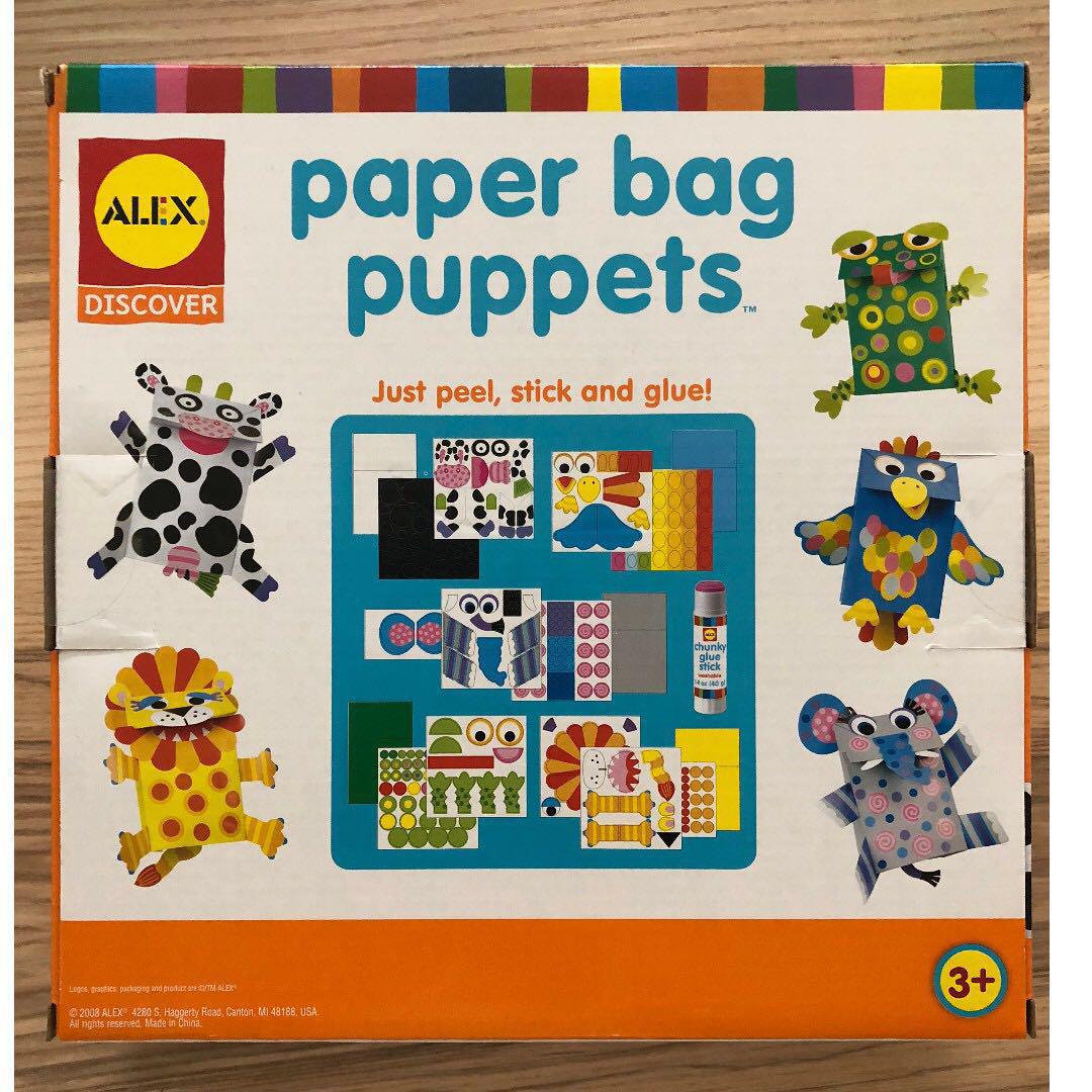 Alex discover 2025 paper bag puppets