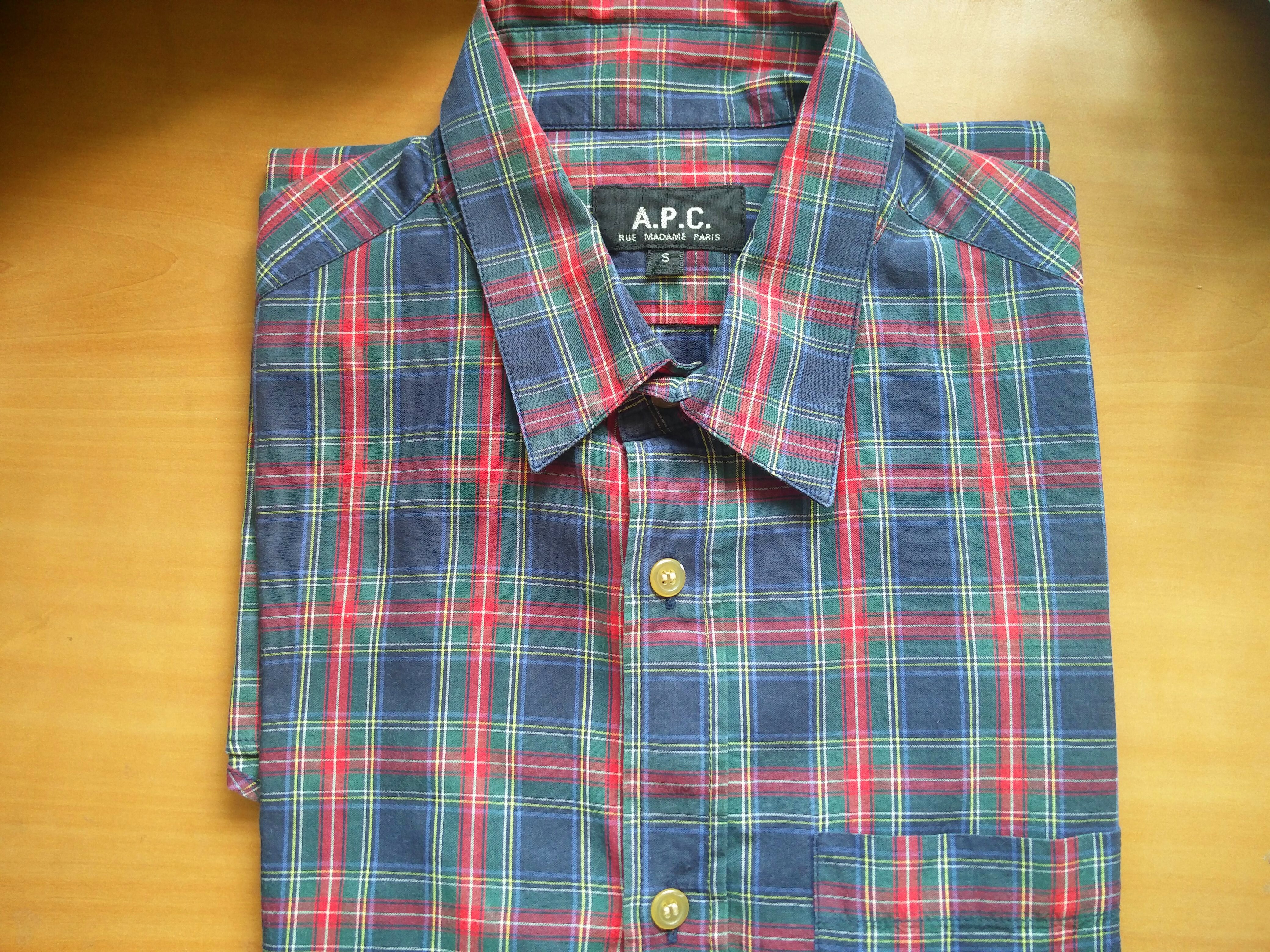 APC short sleeve shirt Men s Fashion Tops Sets Tshirts Polo