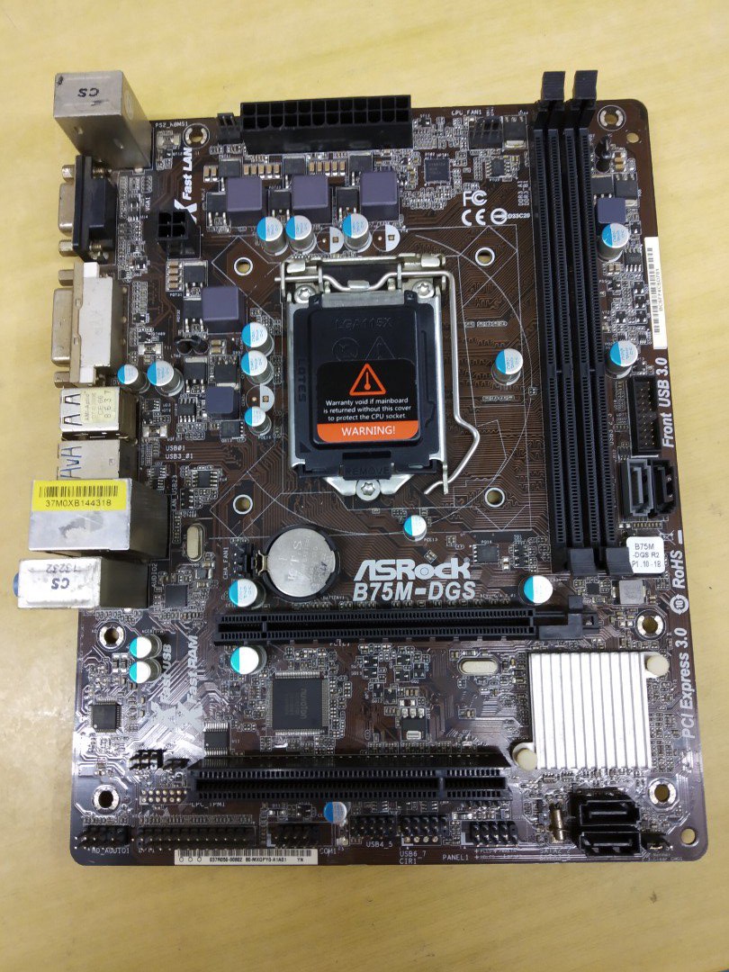 AsRock B75M-DGS, Computers & Tech, Parts & Accessories, Networking on ...