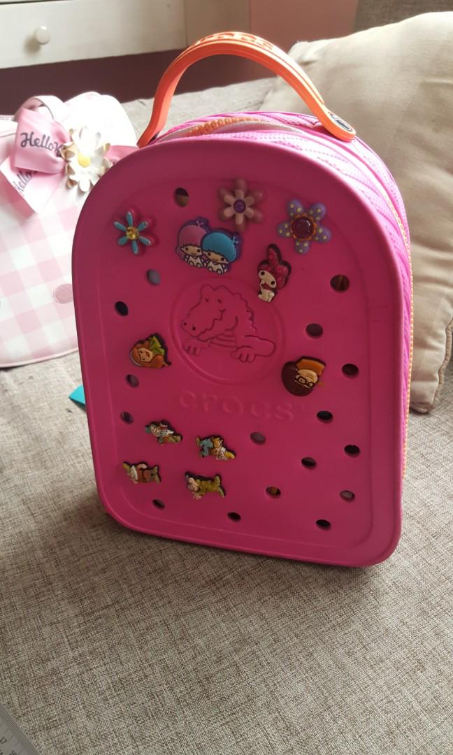 crocs girl backpack