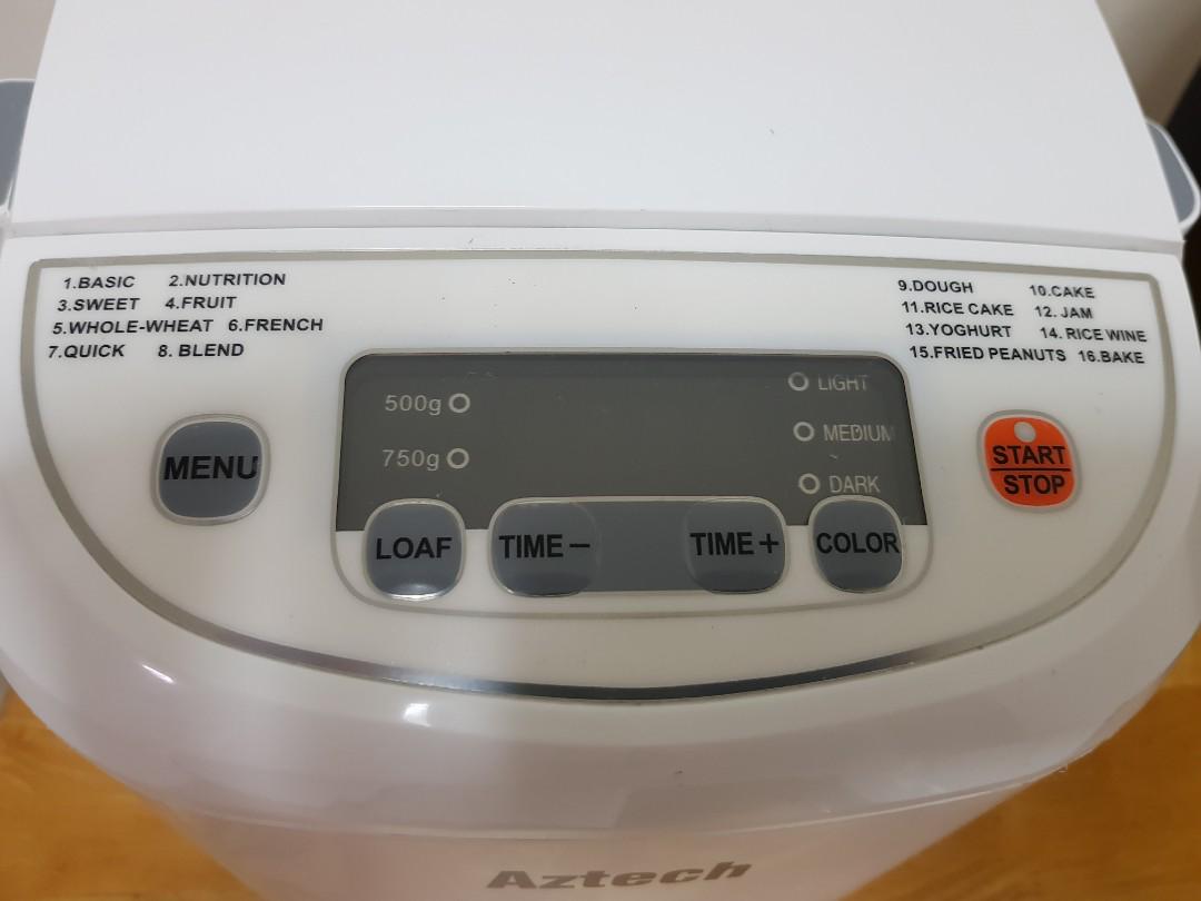 Aztech breadmaker, TV & Home Appliances, Kitchen Appliances, Ovens ...