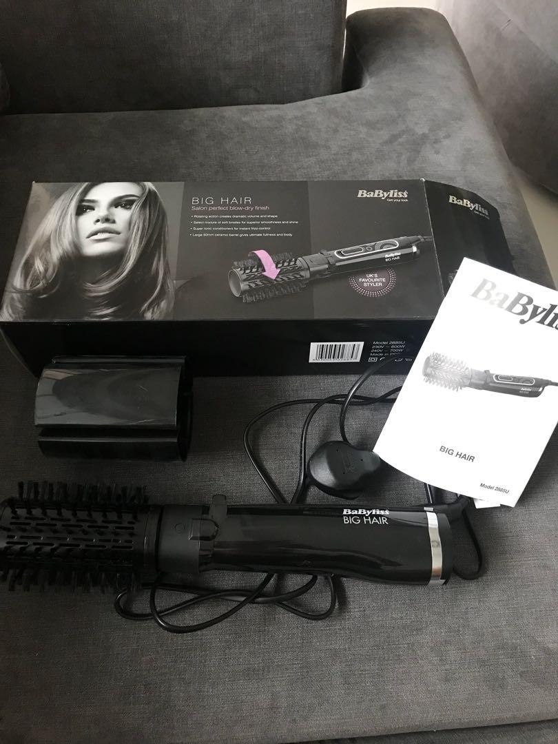 Babyliss Big Hair 2885u Health Beauty Hair Care On Carousell