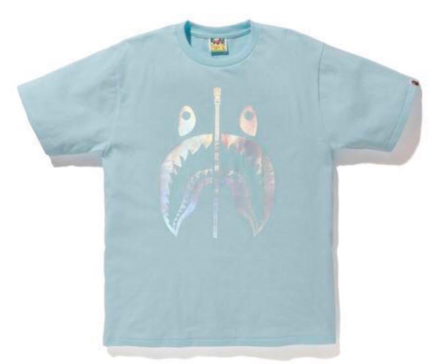 Bape Hologram Shark Men s Fashion Tops Sets Hoodies on Carousell