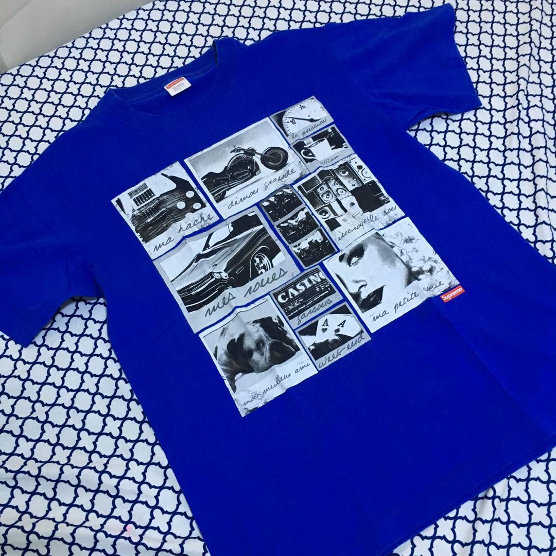 blue supreme shirt