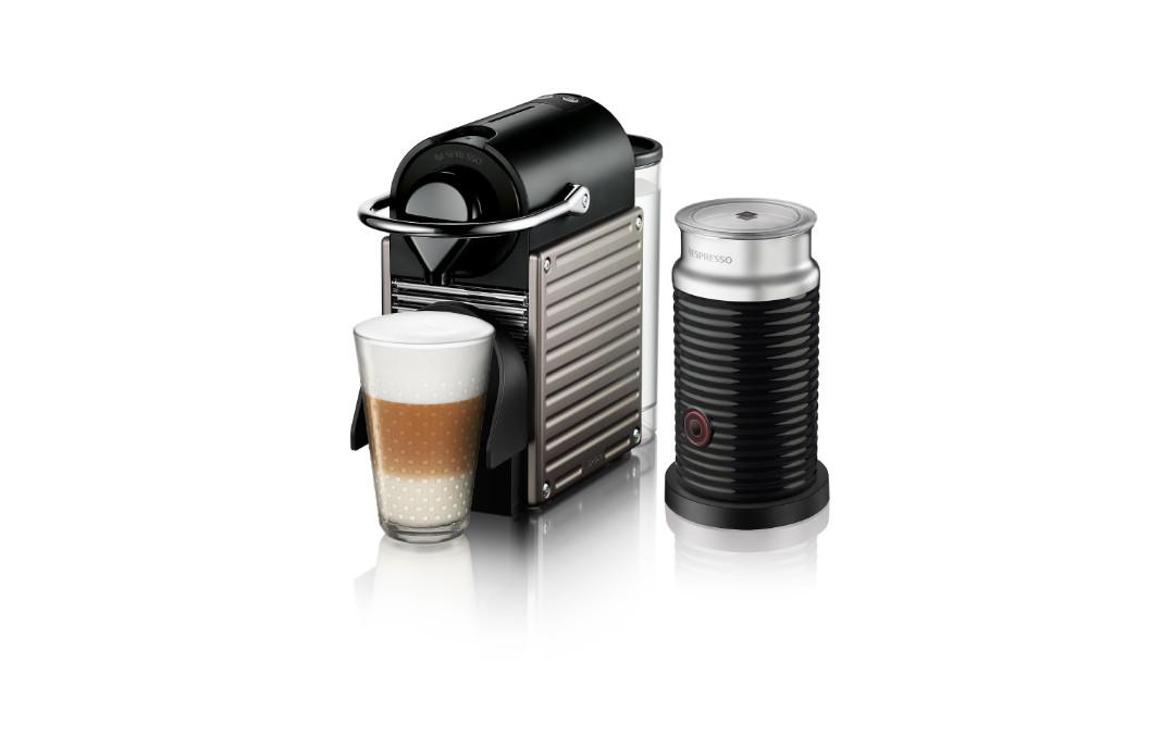 BNIB Nespresso Pixie + Aeroccino Milk Froth, Home Appliances ...