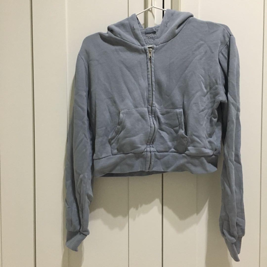 blue crystal hoodie
