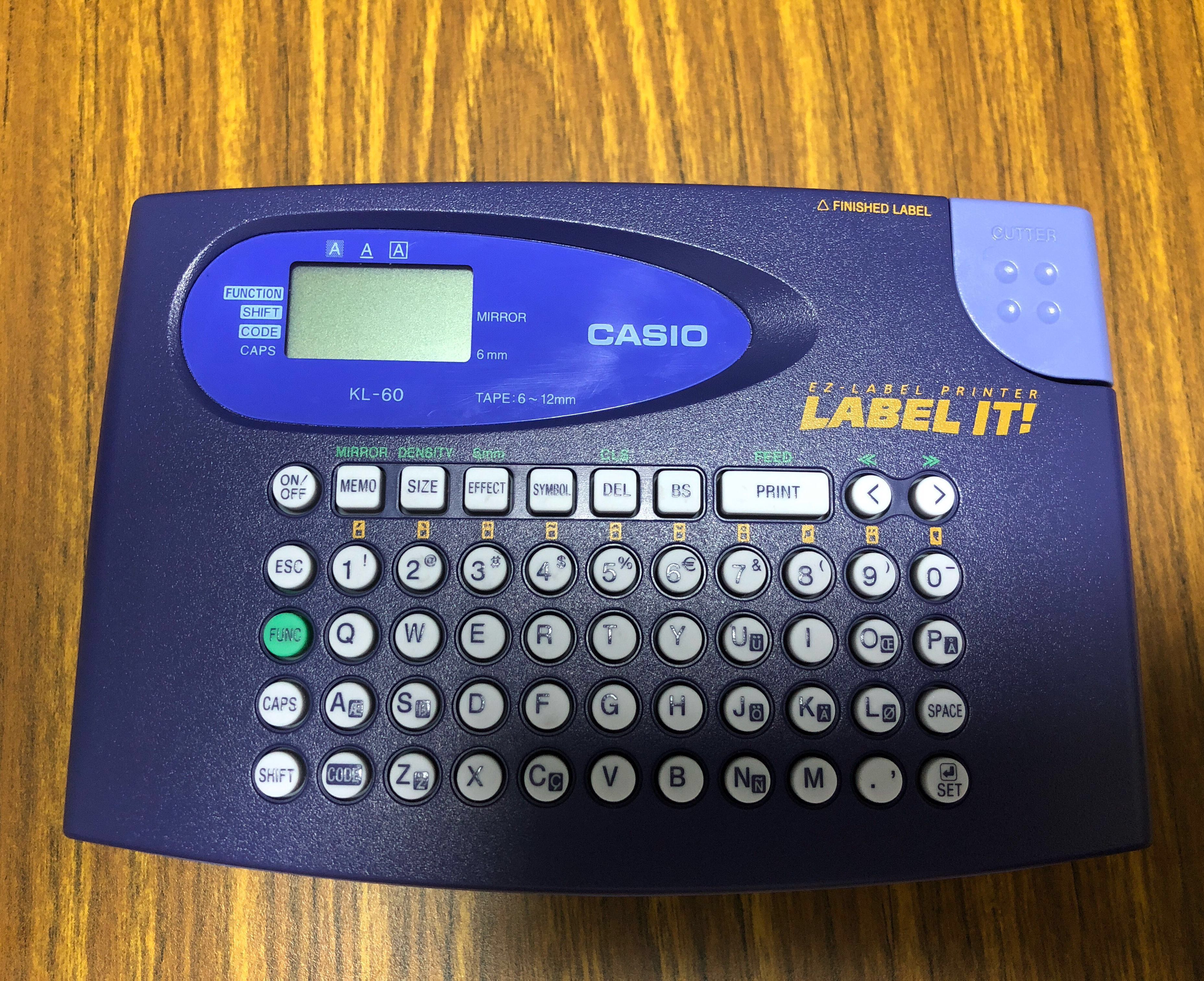 Casio Label Maker Kl 60 Juleteagyd