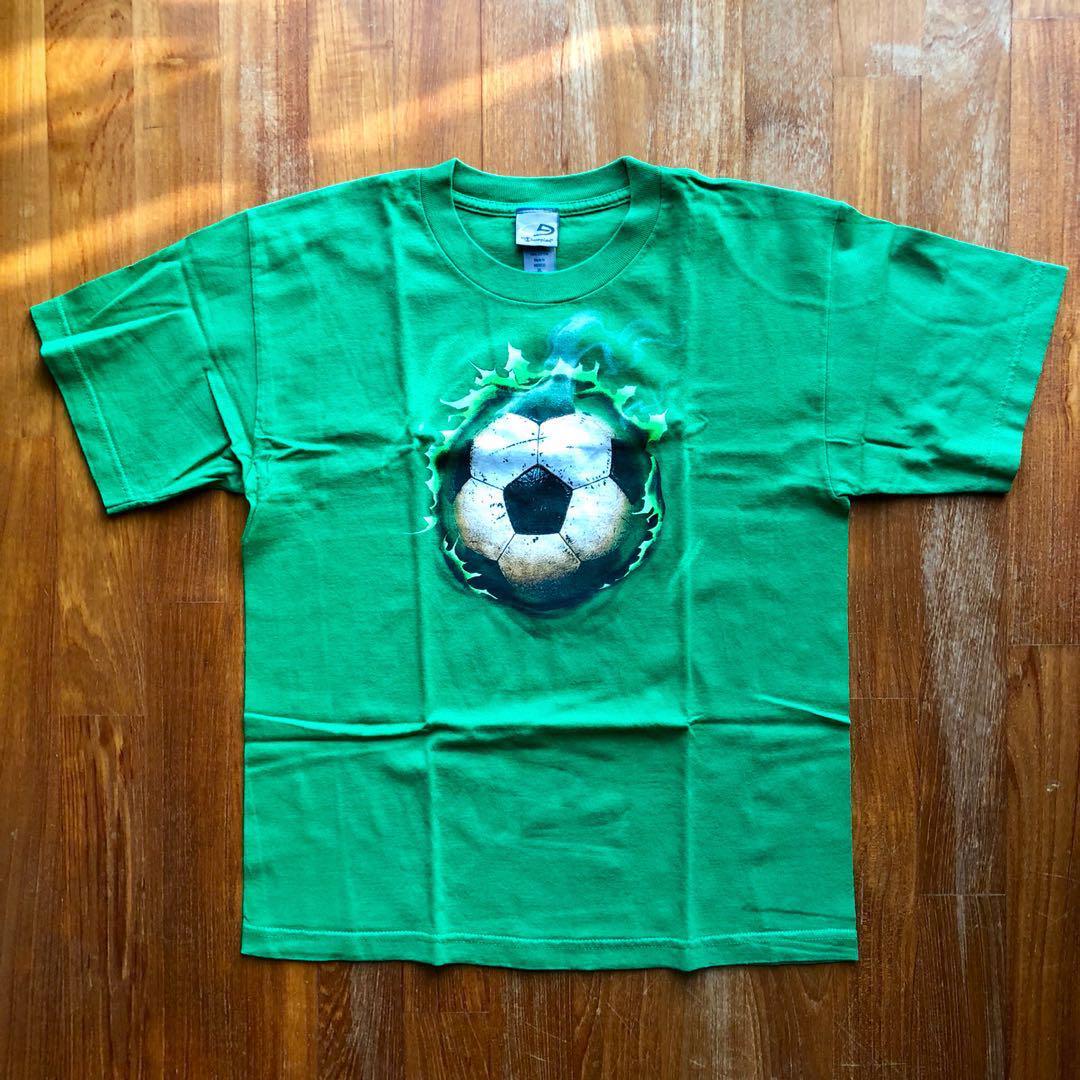 champion t shirt kids green
