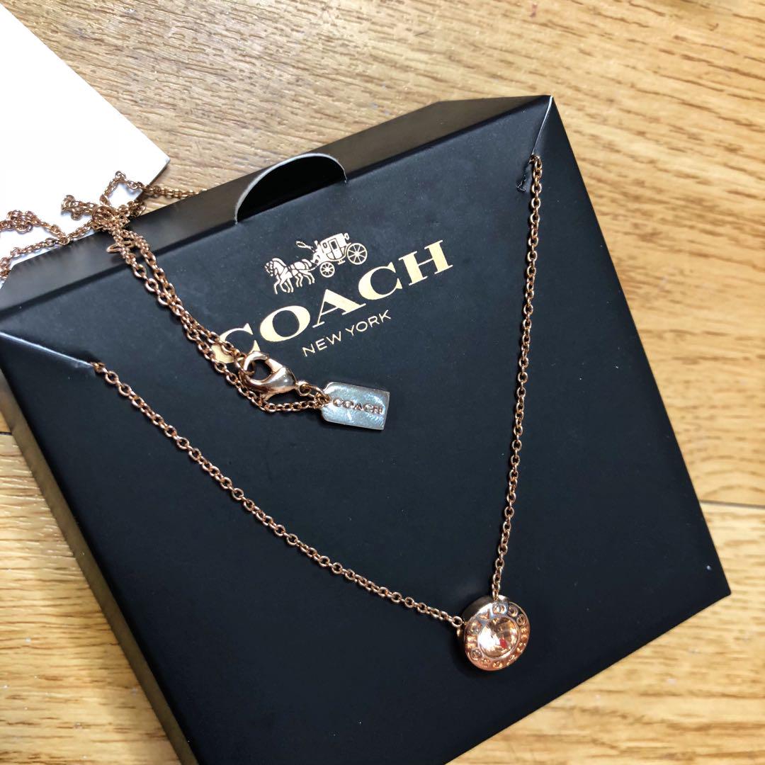 Coach necklace AUTHENTIC Women s Fashion Jewelry Organizers
