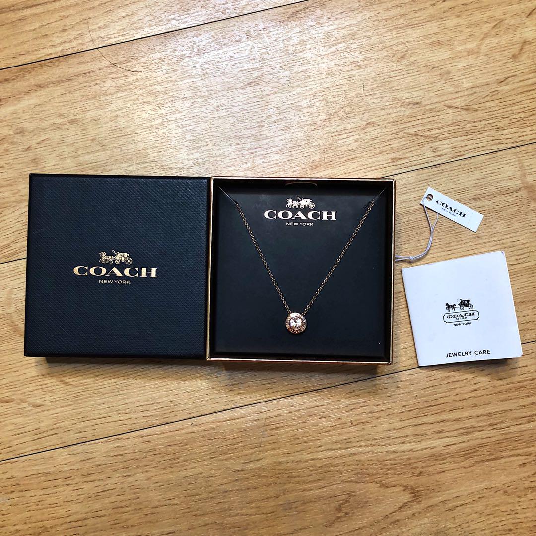 Coach necklace clearance price