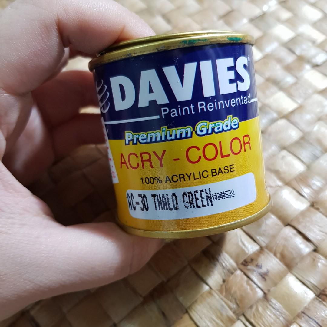 Davies Premium Color AcryColor Paint, Hobbies & Toys, Stationary