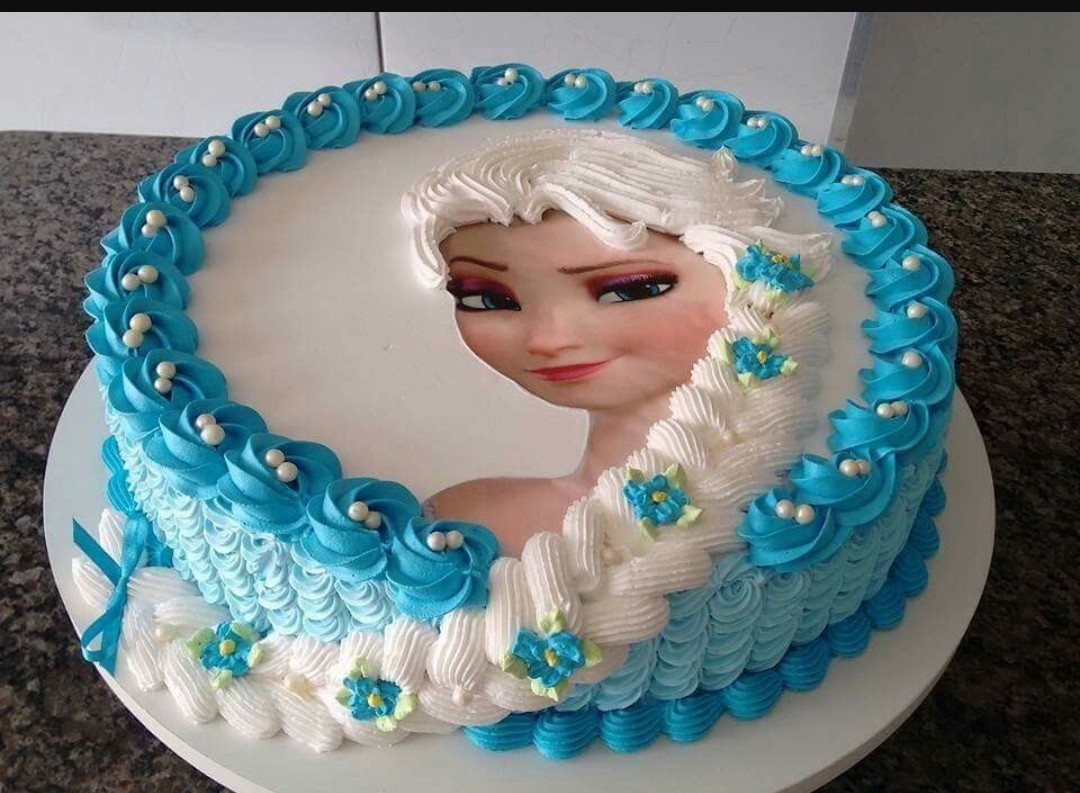 Elsa Cake Frozen Theme 1 Food Drinks Baked Goods On Carousell