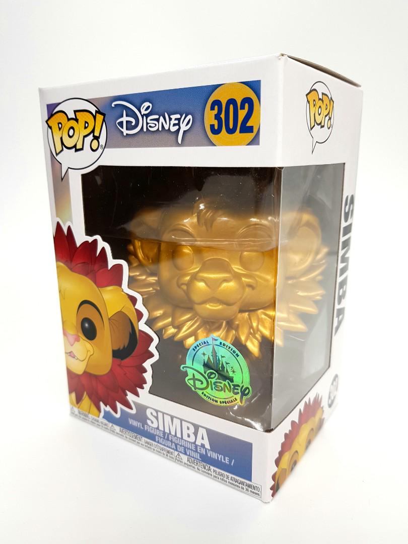gold simba funko pop