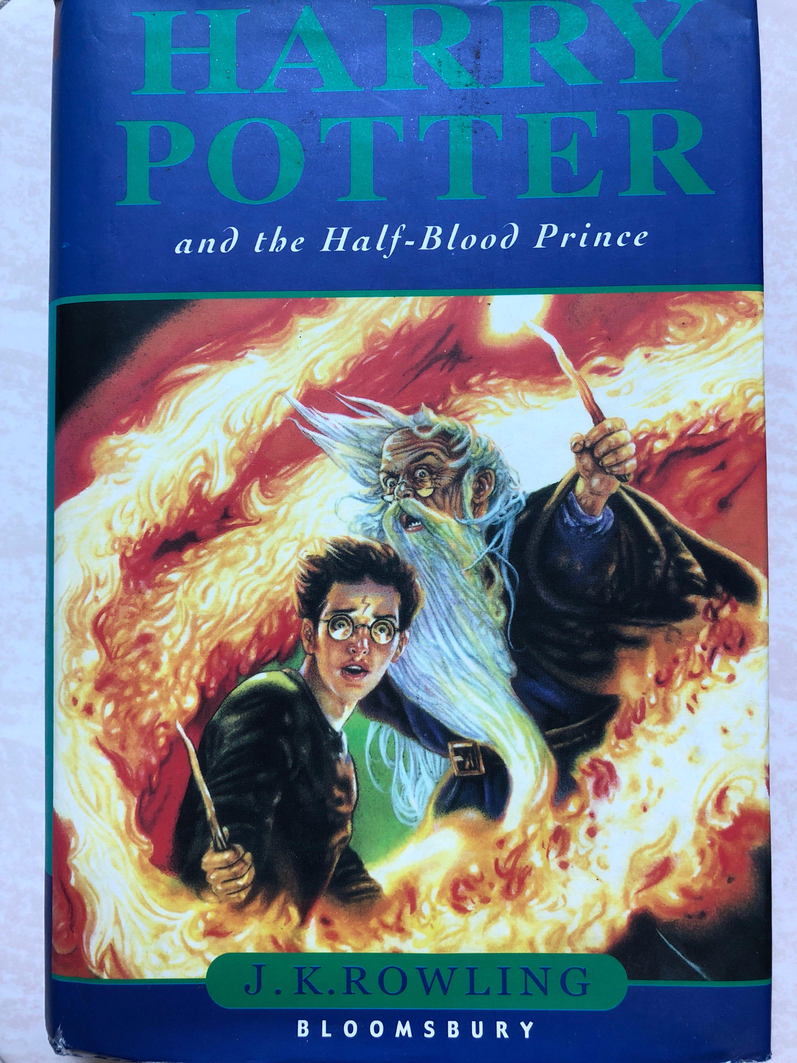 Good Deal Harry Potter Half Blood Prince Hard Cover Books Stationery Fiction On Carousell