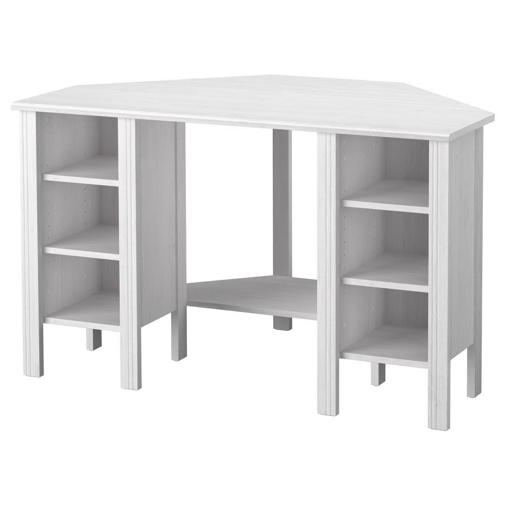IKEA BRUSALI CORNER DESK, Furniture & Home Living, Furniture, Shelves