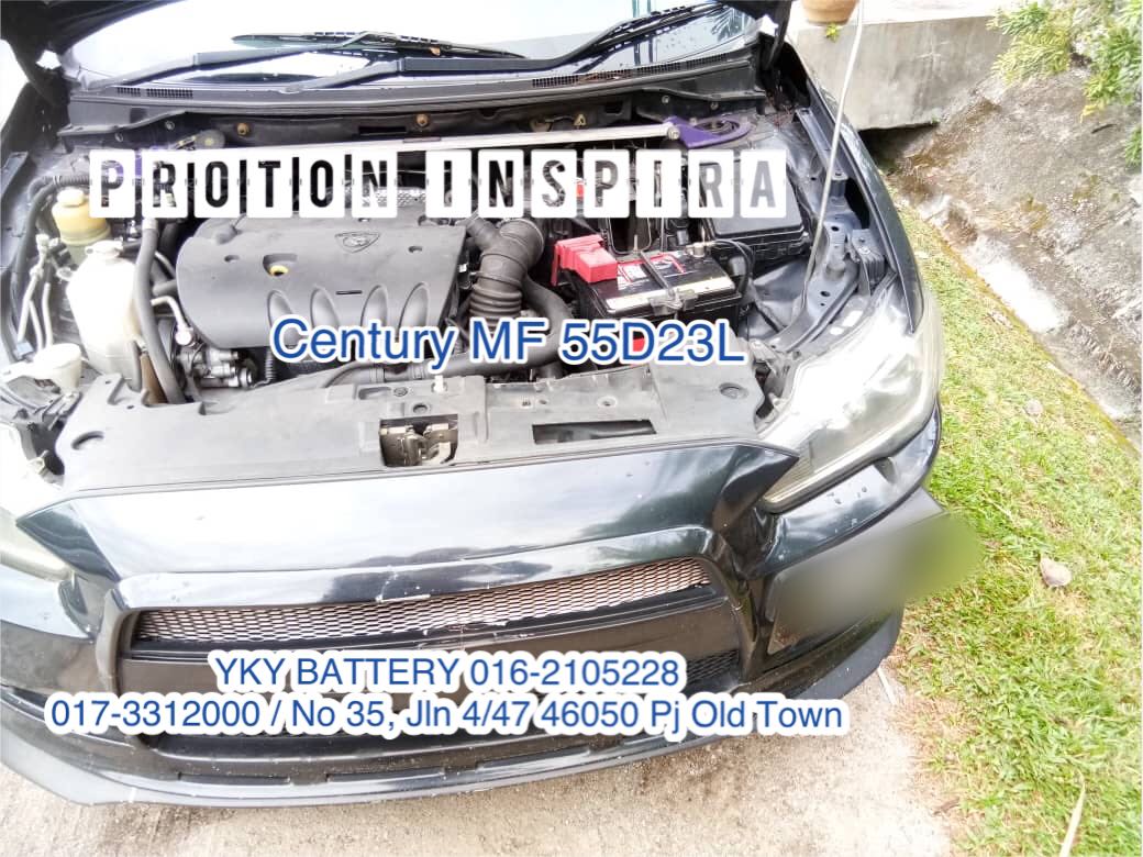 Kereta Bateri Proton Inspira Century Mf 55d23l Auto Accessories On Carousell
