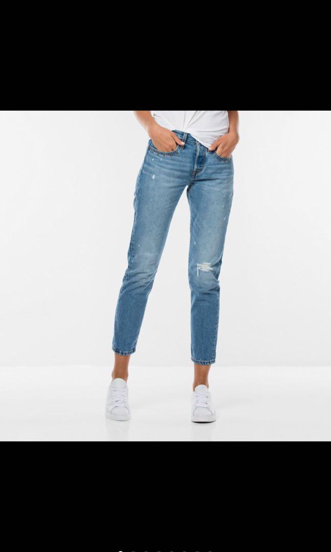 levi's 501 tapered womens