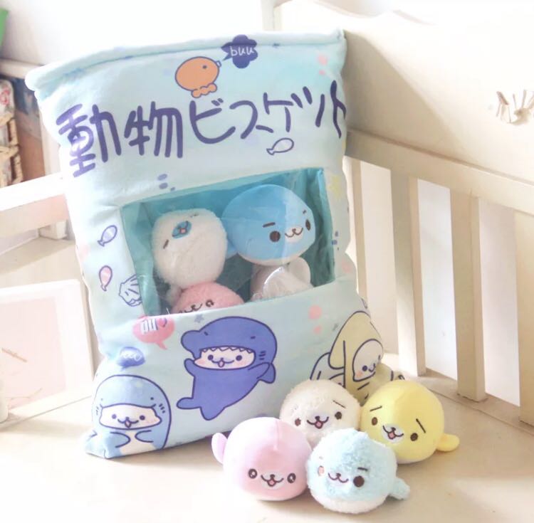 mamegoma seal plush