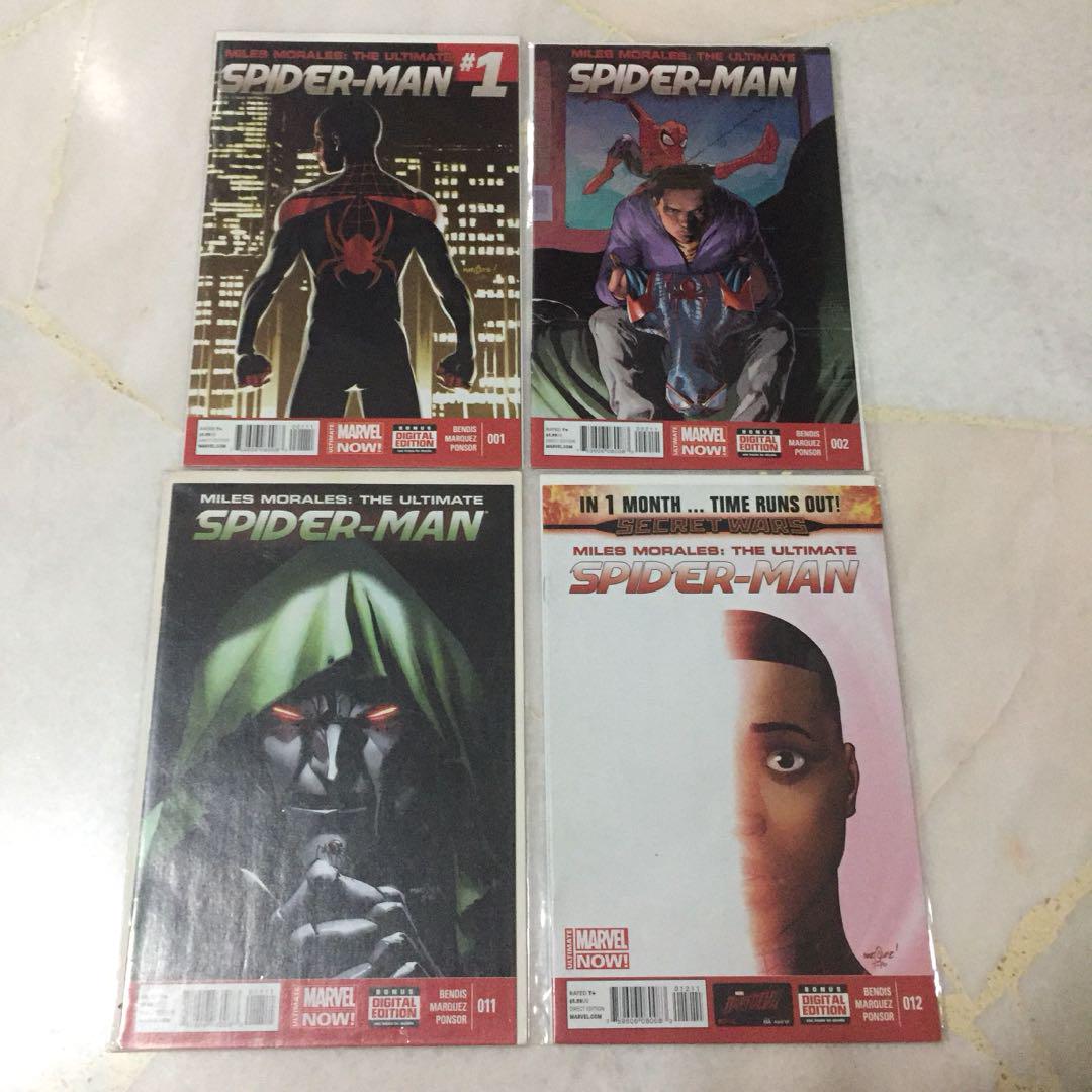 Marvel Miles Morales Ultimate Spider Man 2014 Books Stationery Comics Manga On Carousell